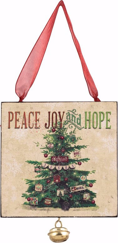Plaque-Peace Joy Hope
