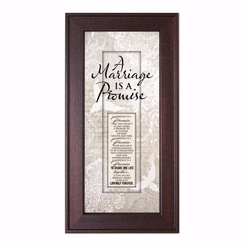 Framed Art-Words Of Grace-Marriage Is A Promise