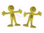 Toy-Smiley Bendable Man (Pack Of 24)