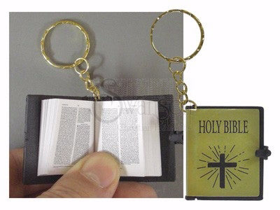 Key Chain Mini Bible (Pack Of 12) (Pkg-12)