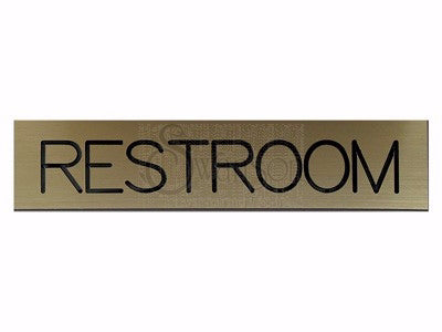 Sign-Restroom
