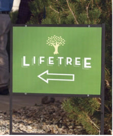 Lifetree Cafe Lawn Sign Frame