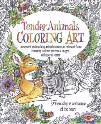 Tender Animals Coloring Art