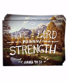 Notecards-Hope In The Lord (Pack Of 10) (Pkg-10)