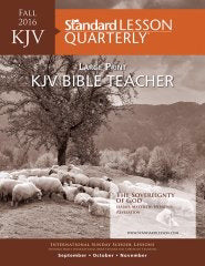 Standard Lesson Quarterly Fall 2018: Adult KJV Bible Teacher Large Print (#6298)