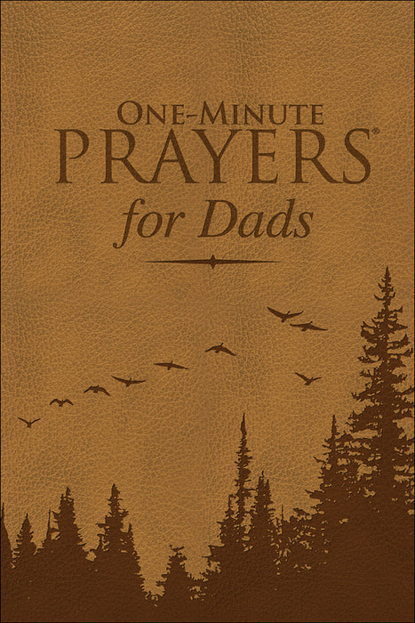 One-Minute Prayers For Dads-Brown Milano Softone