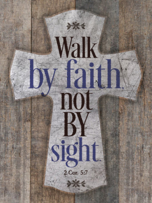 Magnet-New Horizons-Walk By Faith (3" x 4")
