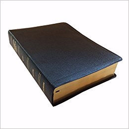 ESV Thompson Chain-Reference Bible-Black Genuine Leather Indexed