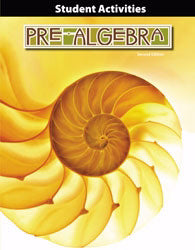 Pre-Algebra Student Activities Manual (2nd Edition)