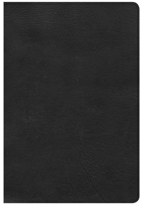 CSB Giant Print Reference Bible-Black LeatherTouch Indexed