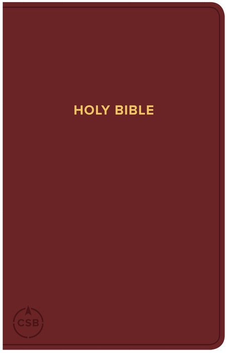 CSB Gift & Award Bible-Burgundy Imitation Leather