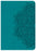 CSB Large Print Compact Reference Bible-Teal LeatherTouch