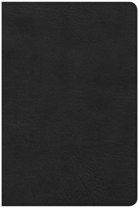 CSB Large Print Personal Size Reference Bible-Black LeatherTouch