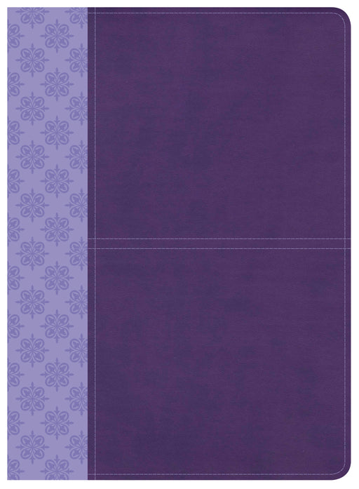 CSB Study Bible-Purple LeatherTouch