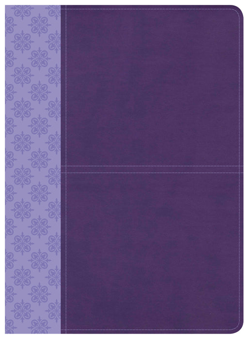 CSB Study Bible-Purple LeatherTouch Indexed
