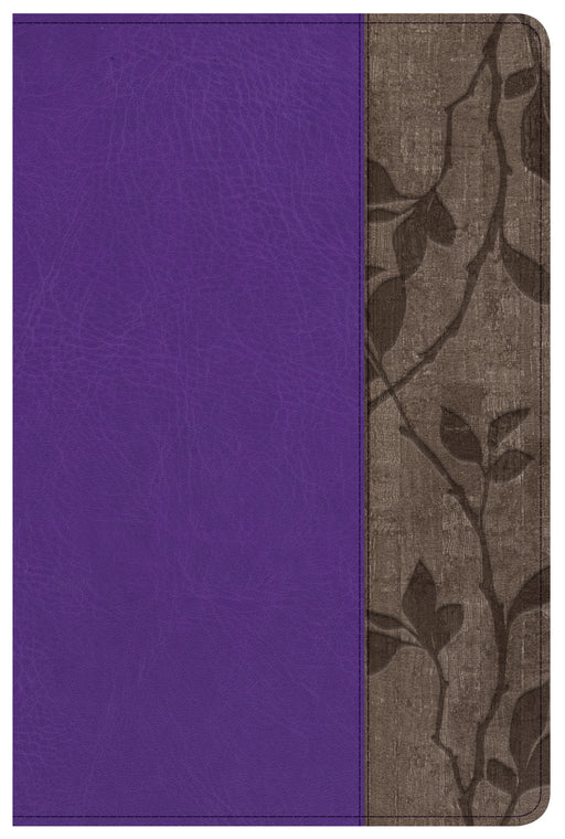 NKJV Holman Study Bible/Personal Size (Full Color)-Purple LeatherTouch