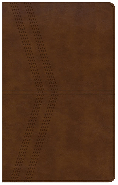 KJV Ultrathin Reference Bible-Brown Deluxe LeatherTouch