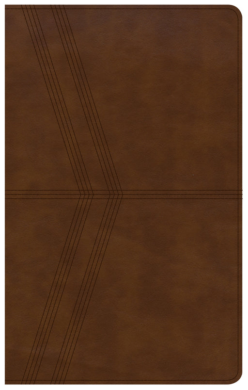 KJV UltraThin Reference Bible-Brown Deluxe LeatherTouch Indexed