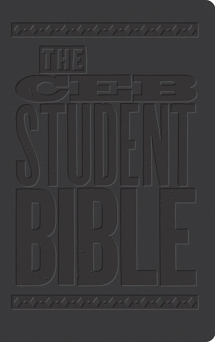 CEB Student Bible-Black Decotone