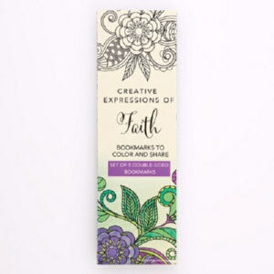 Coloring Bookmarks-Faith-Green (Set Of 5)