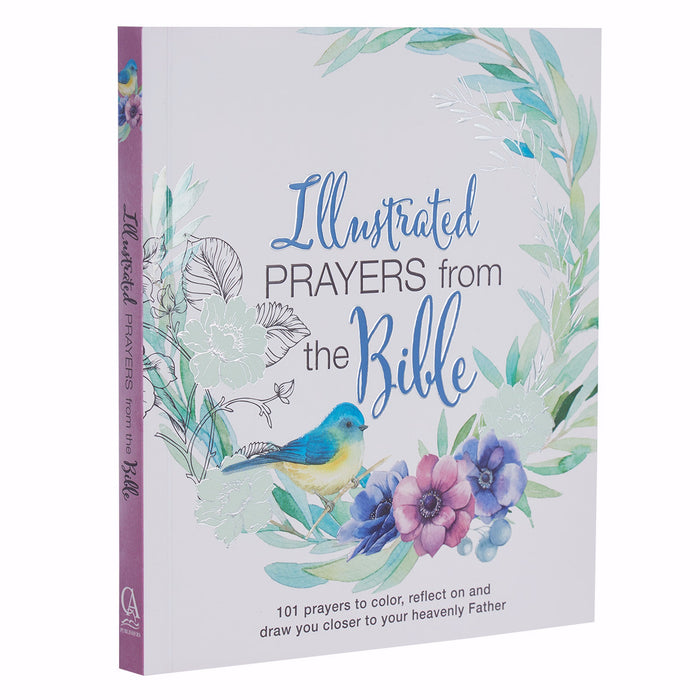 Illustrated Prayers From The Bible Coloring Gift Book