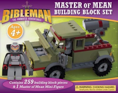 Toy-Playset-Bibleman Master Of Mean Building Block Set