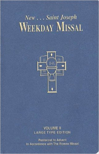 St. Joseph Weekday Missal V2 Large Print (Pentecost-Advent)-Blue Imitation Leather