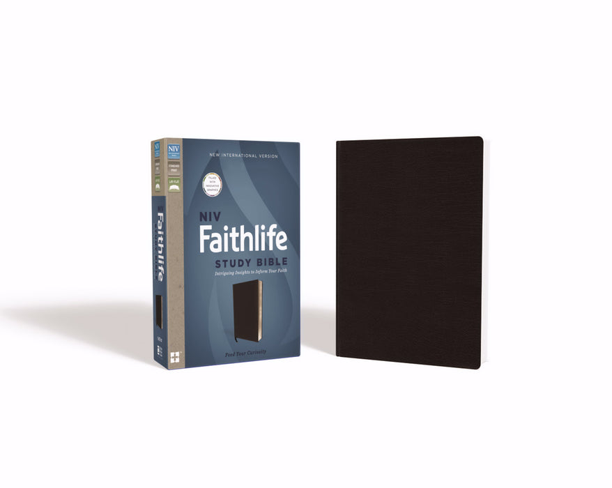 NIV Faithlife Study Bible-Black Bonded Leather