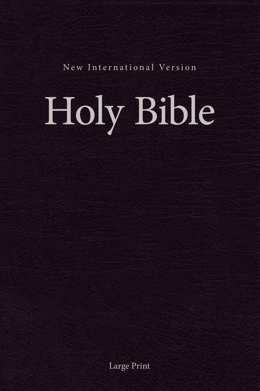 NIV Pew And Worship Bible/Large Print-Black Hardcover