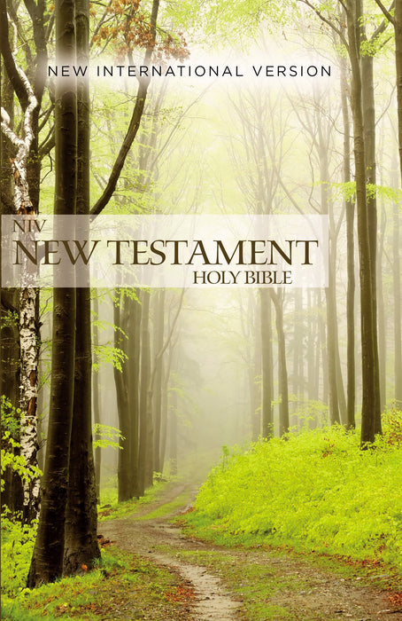 NIV Outreach New Testament-Green Forest Path Softcover