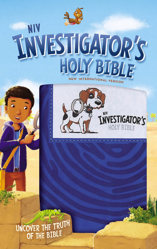 NIV Investigator's Bible-Blue Leathersoft