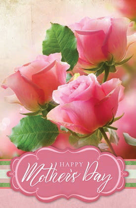 Bulletin-Happy Mother's Day (Philippians 1:3 KJV) (Pack Of 100) (Pkg-100)