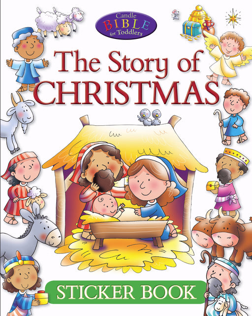 The Story Of Christmas Sticker Book (Candle Bible For Toddler)