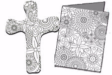 Color Me Comforting Clay Cross w/Greeting Card-Tiffany (5.5")
