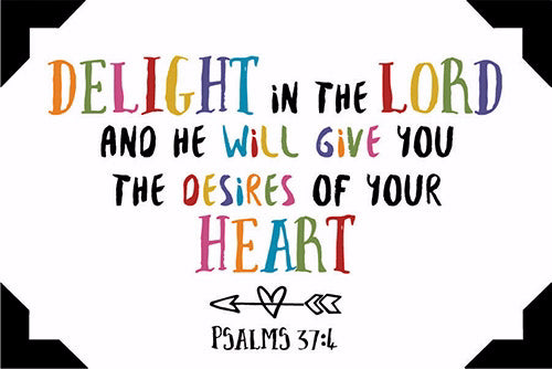 Cards-Pass It On-Delight In The Lord (3"x2") (Pack of 25) (Pkg-25)