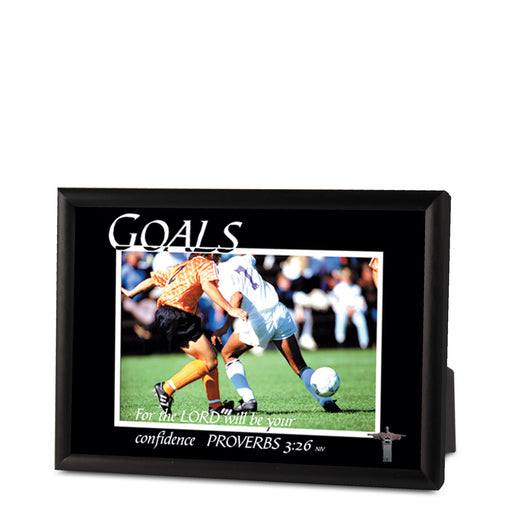 Framed Print-Goals Boy Soccer (5 X 7) (#11043)