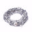 Bracelet/Necklace-Lord's Prayer Morse Code Wrap-Silver (84")
