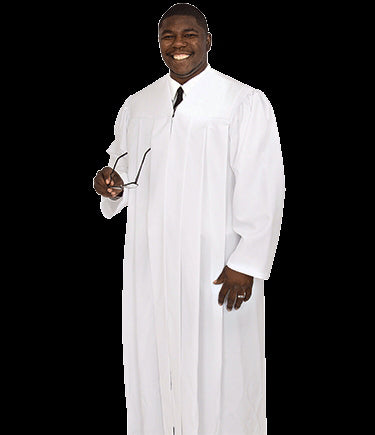 Clergy Robe-Plymouth-Coat Sleeve-H216/P01-White