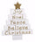 Mantel Decor-White Christmas Tree