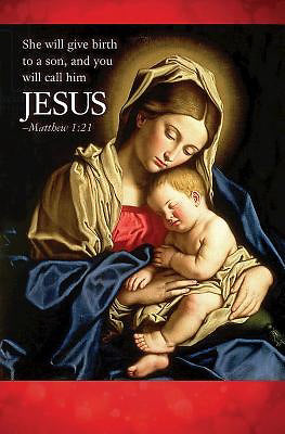 Bulletin-Jesus Nativity (Christmas) (Matthew 1:21) (Pack Of 50) (Pkg-50)
