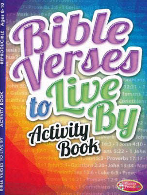 Bible Verses To Live By Activity Book (Ages 8-10)