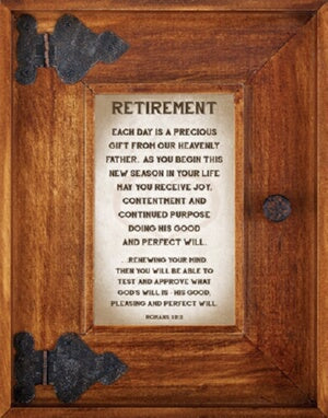 Framed Art-Retirement/Lovelea Down Home (7" x 9")
