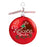 Ornament-Swirl w/Beaded Hanger: Rejoice (#12620)