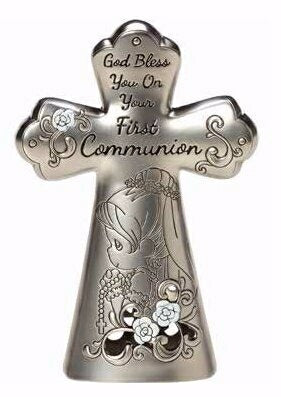 Cross-First Communion-Girl (3.25") (Tabletop) (Nov