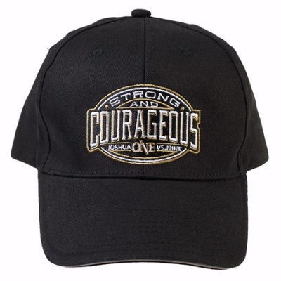 Cap-Strong & Courageous-Black