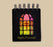 Sticky Note Set-Stained Glass-Highly Favored