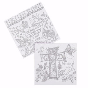 Wall Art-Coloring Board Set-Cross/Sing To The Lord
