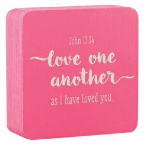 Decor Block-Love One Another (3.75" x 3.75")