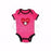 Onesie-Panda: Jesus Loves Me-Pink/Black-6 Mo