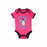 Onesie-Penguin: Stay Cool. God's Got It-Pink/Black-6 Mo